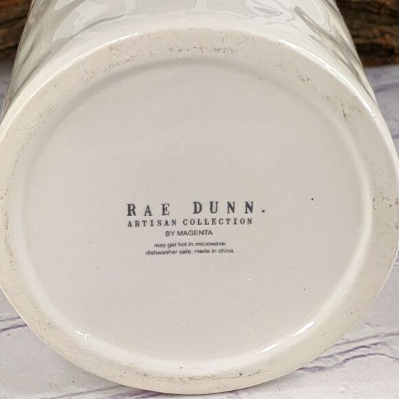 Rae Dunn STAY Ceramic Canister Treat Jar Storage Container - Picture 4 of 6